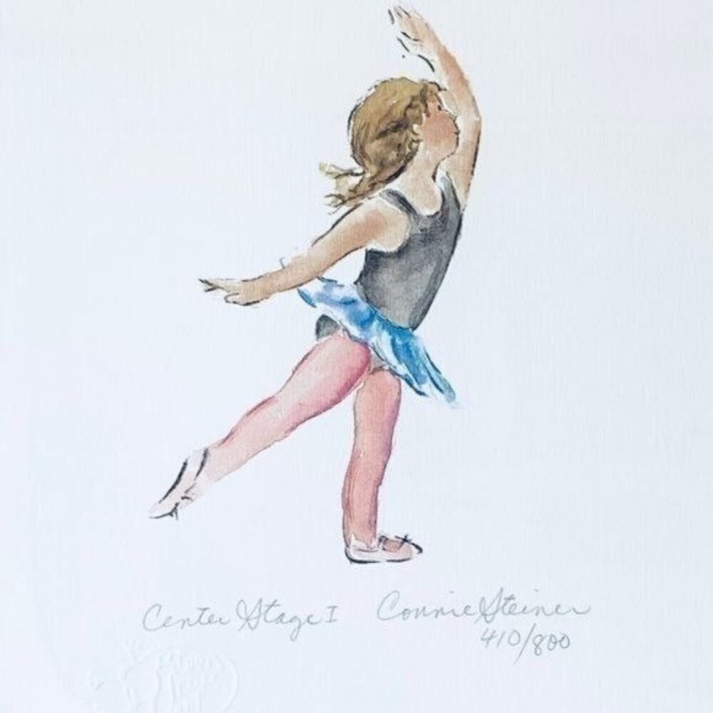 Ballet Center Stage I & II Signed/Numbered Prints by Connie Steiner